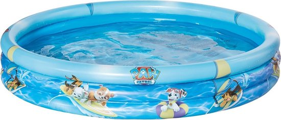 Happy People Opblaaszwembad Paw Patrol 122 X 23 Cm - Blauw