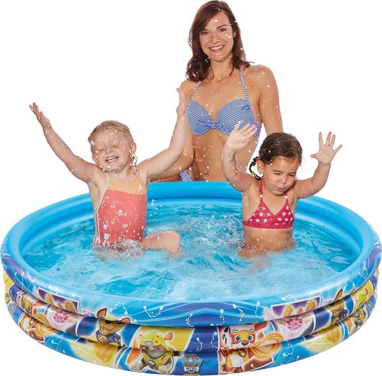 Happy People Opblaaszwembad Paw Patrol 122 X 23 Cm - Blauw