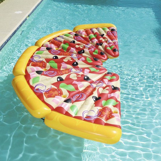 Bestway Luchtbed Opblaasbaar Pizza Party 188x130 Cm
