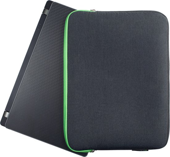 Gecko Covers Donkergrijze Universal Zipper Laptop Sleeve 11-12 Inch