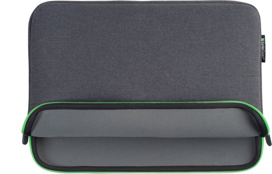 Gecko Covers Donkergrijze Universal Zipper Laptop Sleeve 11-12 Inch