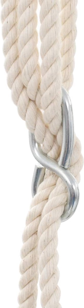 Vidaxl Babyschommel Met Veiligheidsgordel Katoen Hout - Blauw
