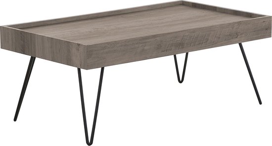 Beliani Welton Salontafel Mdf 60 X 100 Cm - Bruin