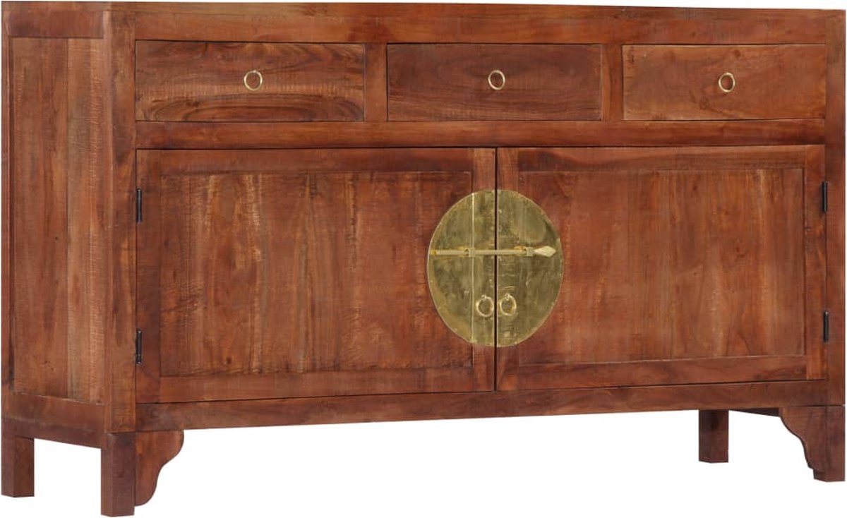 Vidaxl Dressoir 140x40x80 Cm Massief Acaciahout - Bruin