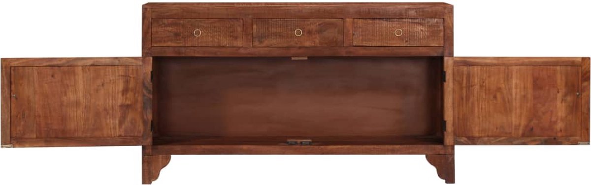 Vidaxl Dressoir 140x40x80 Cm Massief Acaciahout - Bruin