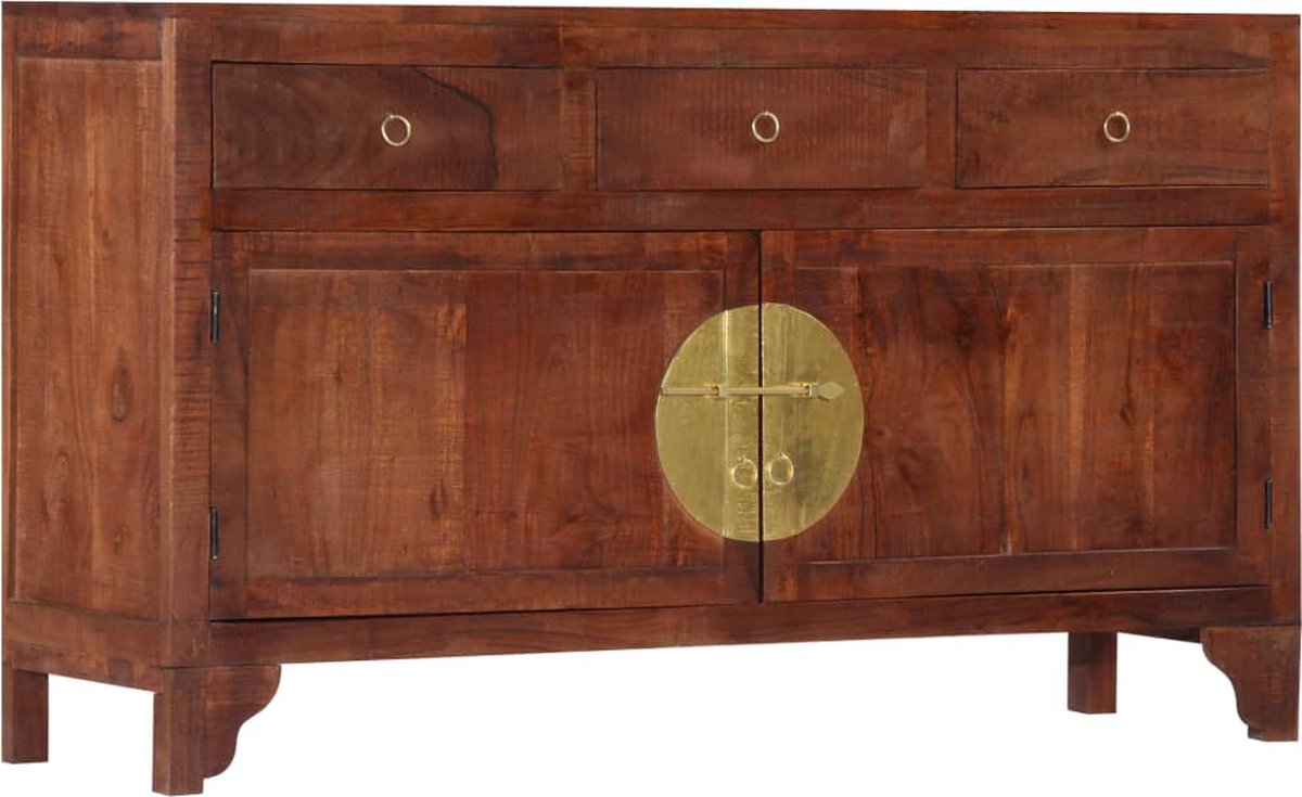 Vidaxl Dressoir 140x40x80 Cm Massief Acaciahout - Bruin