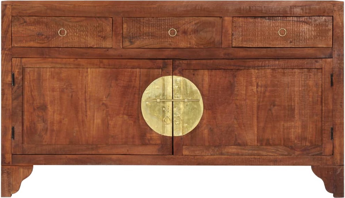 Vidaxl Dressoir 140x40x80 Cm Massief Acaciahout - Bruin
