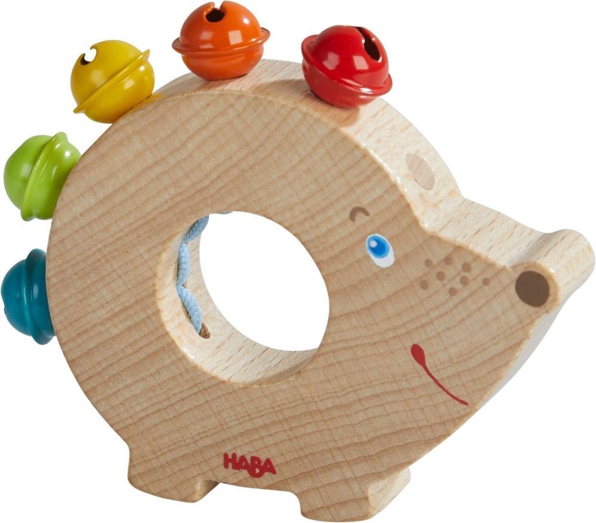 HABA Houten Rammelaar Egel Met Belletjes 9 Cm