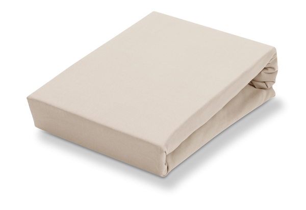 Vandyck Jersey Supreme stretch topper split hoeslaken stone - Beige