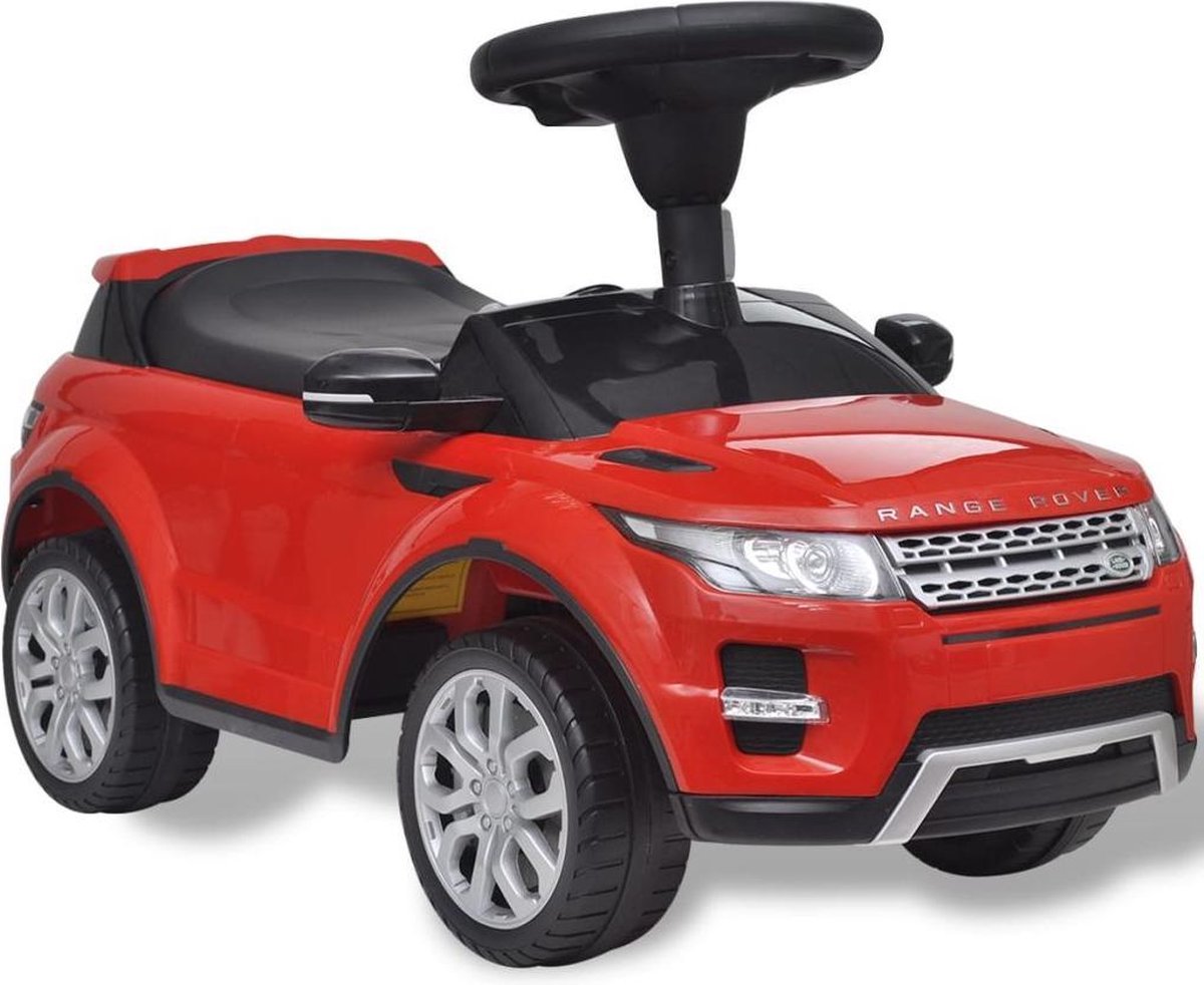 Loopauto Land Rover 348 Met Muziek - Rood