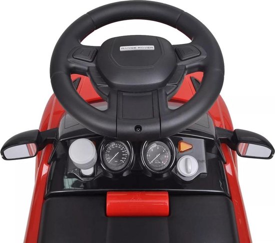 Loopauto Land Rover 348 Met Muziek - Rood