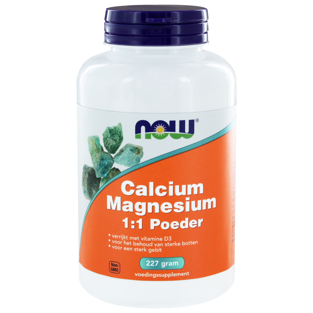 Now Calcium & Magnesium 1:1 Poeder 227gr