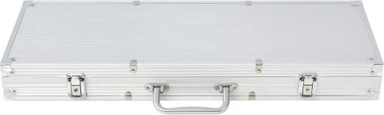 Vidaxl Pokerset Met 500 Chips Aluminium