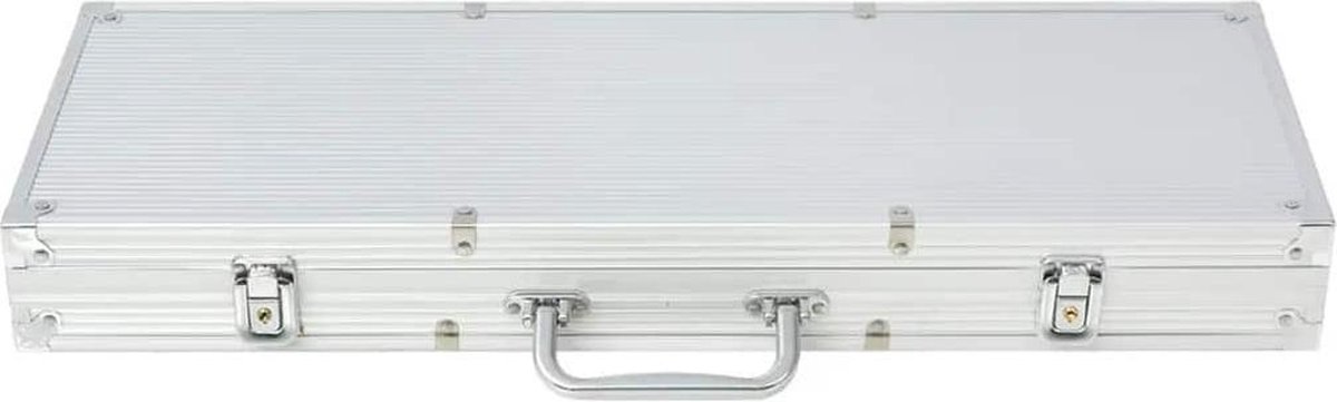 Vidaxl Pokerset Met 500 Chips Aluminium
