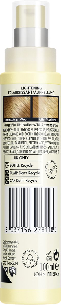 John Frieda Go Blonder Controlled Lightening Spray