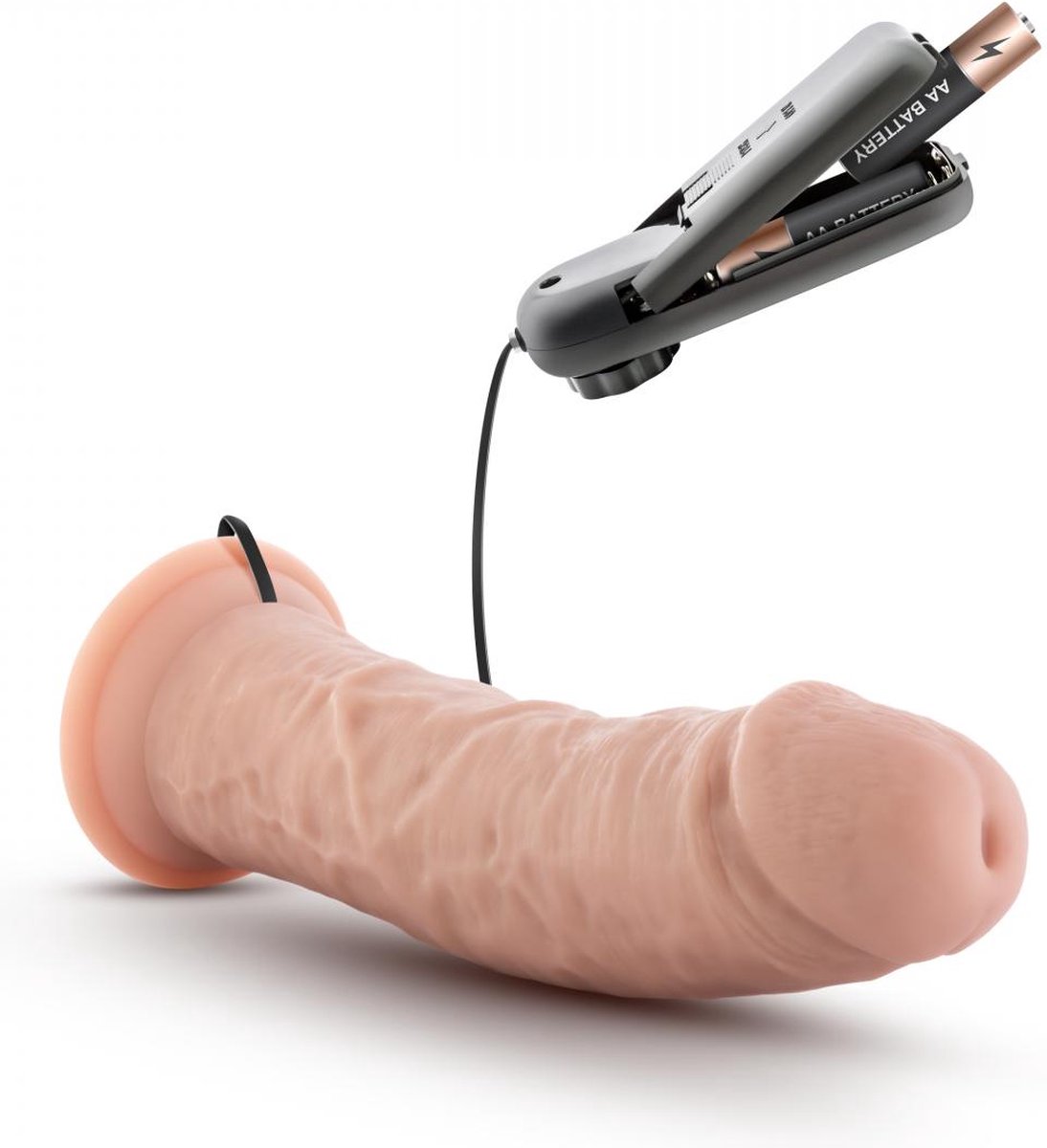 Blush Dr Skin vibrerende dildo 20 cm - Beige