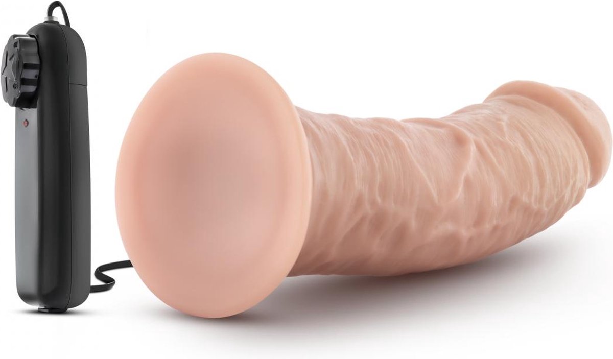 Blush Dr Skin vibrerende dildo 20 cm - Beige