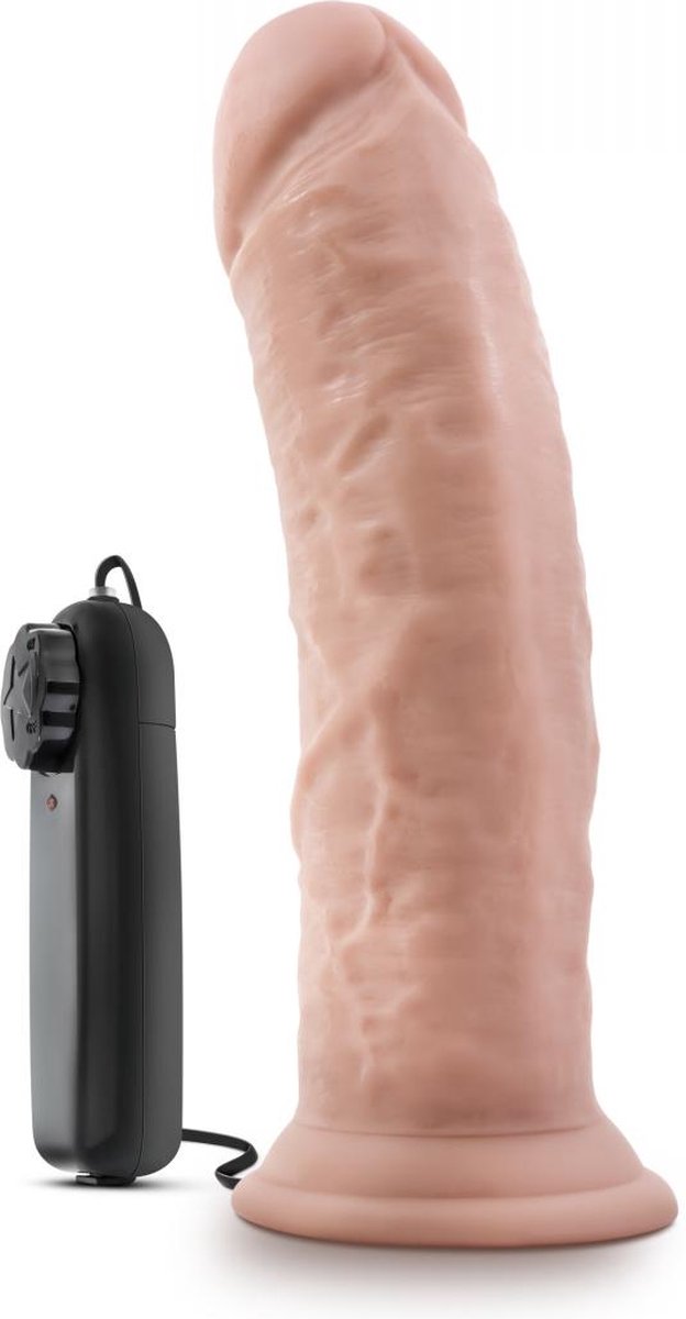 Blush Dr Skin vibrerende dildo 20 cm - Beige