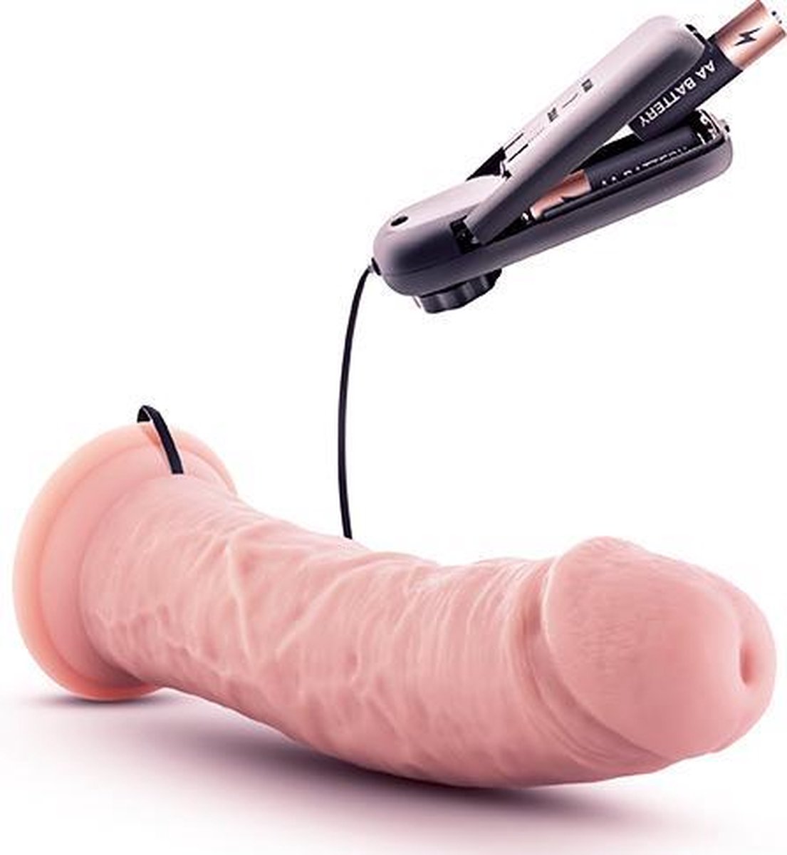 Blush Dr Skin vibrerende dildo 20 cm - Beige