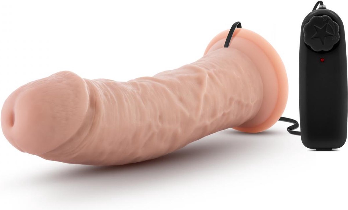 Blush Dr Skin vibrerende dildo 20 cm - Beige