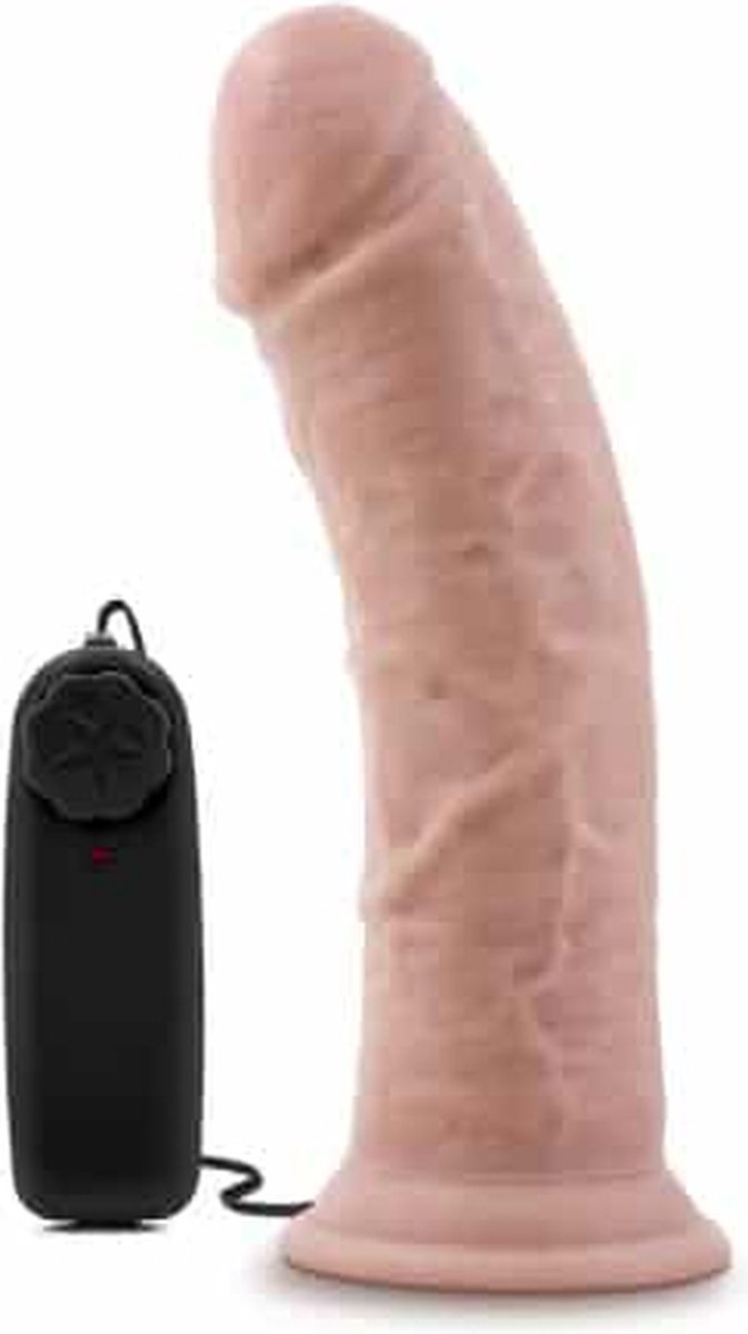 Blush Dr Skin vibrerende dildo 20 cm - Beige