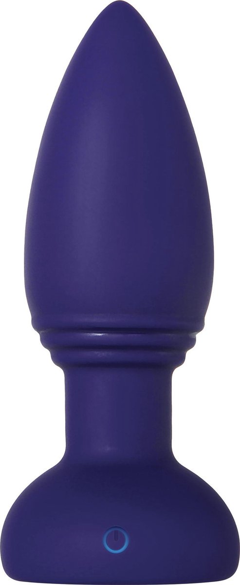 Evolved Siliconen vibrerende buttplug met afstandsbediening