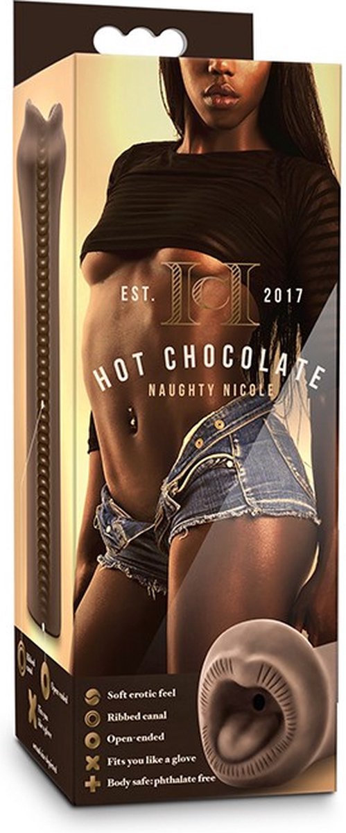 Blush Mond masturbator Nicole Hot Chocolate - Bruin