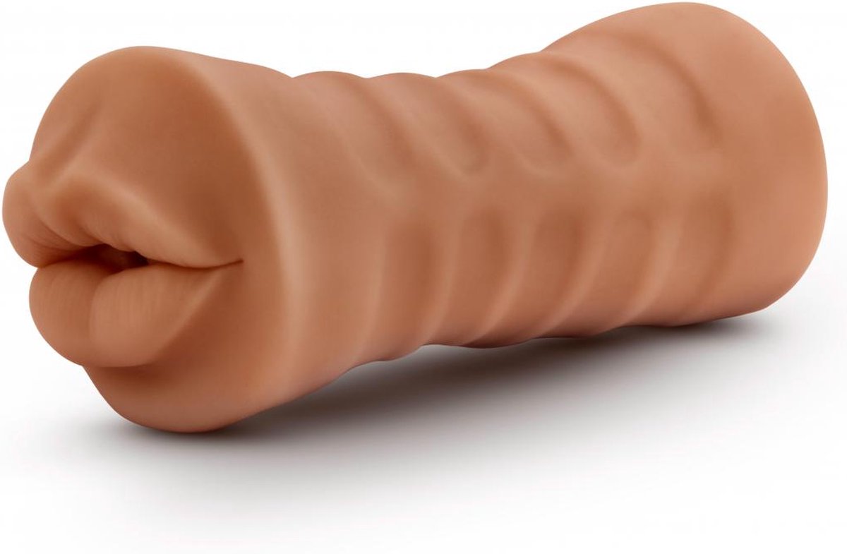 M For Men Mond masturbator Isabella met vibratiebullet M for Me - Beige