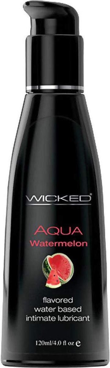 Wicked Aqua glijmiddel watermeloen smaak 120 ml