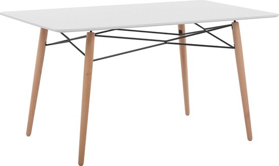 Beliani Biondi Eettafel Mdf 80 X 140 Cm - Bruin