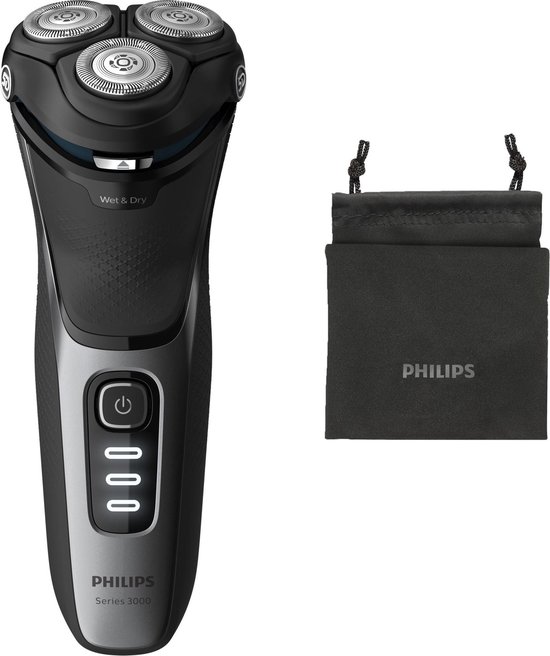 Philips Scheerapparaat Wet & Dry 3000 Series S3231/52 - - Zwart