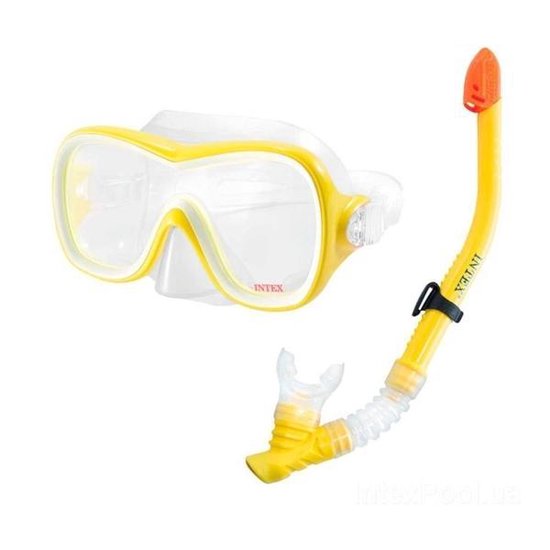 Intex Snorkelset Wave Rider 2-delig - Oranje