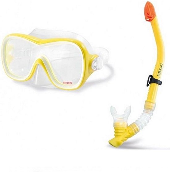 Intex Snorkelset Wave Rider 2-delig - Oranje