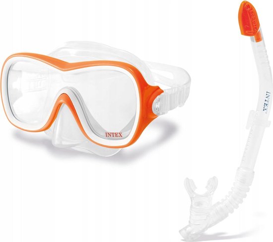 Intex Snorkelset Wave Rider 2-delig - Oranje