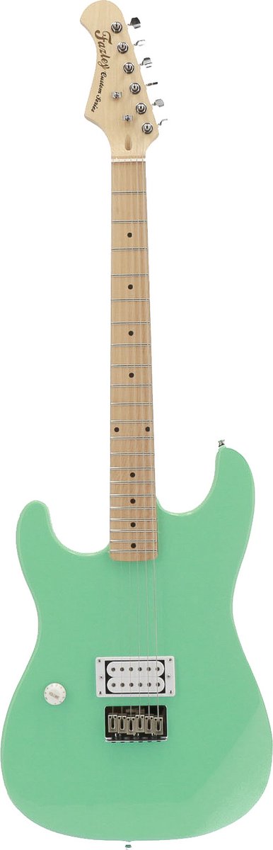 Fazley Hot Rod V2 FTD182LH-SG-M Surf Green linkshandige elektrische gitaar met vaste brug