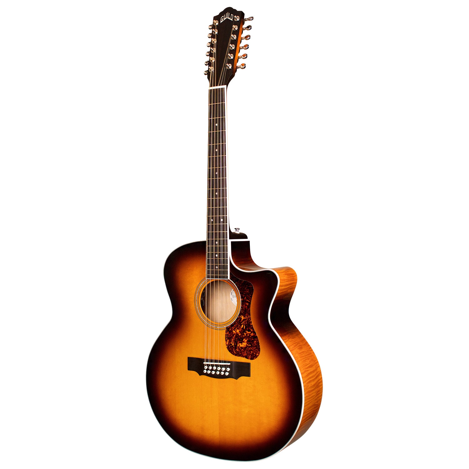 Guild F-2512CE Deluxe Antique Burst Westerly 12-snarige elektrisch-akoestische gitaar