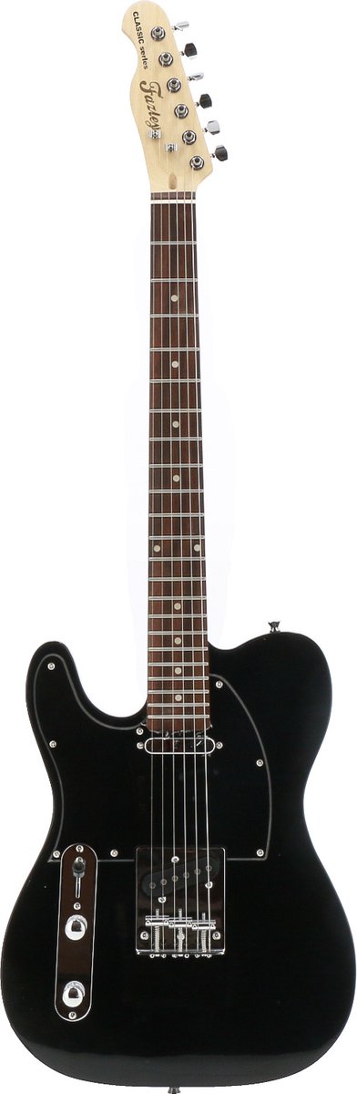 Fazley FTL218LH-BK Black linkshandige elektrische gitaar