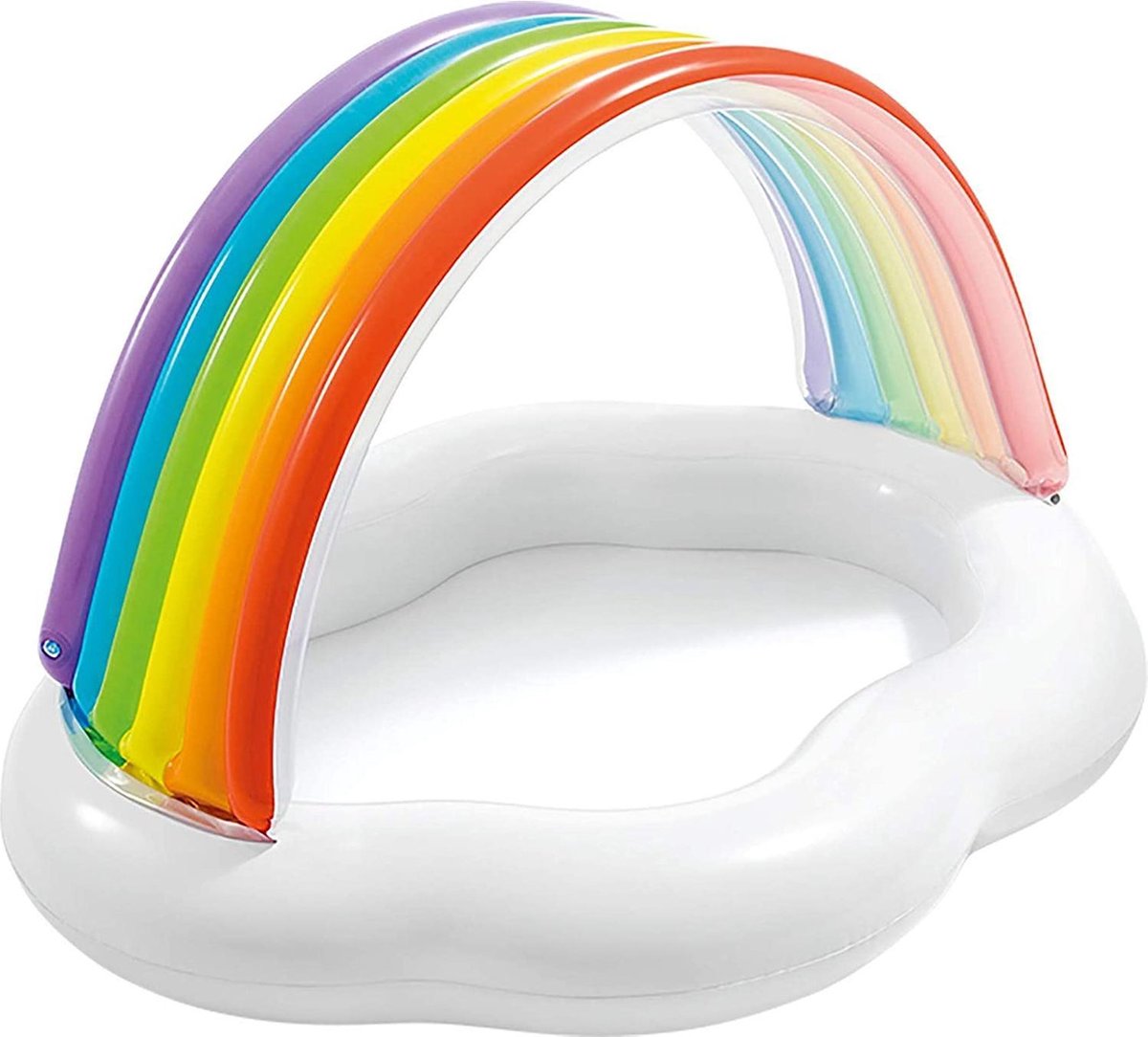 Intex Babybadje Rainbow Cloud 142 X 119 X 84 Cm - Wit