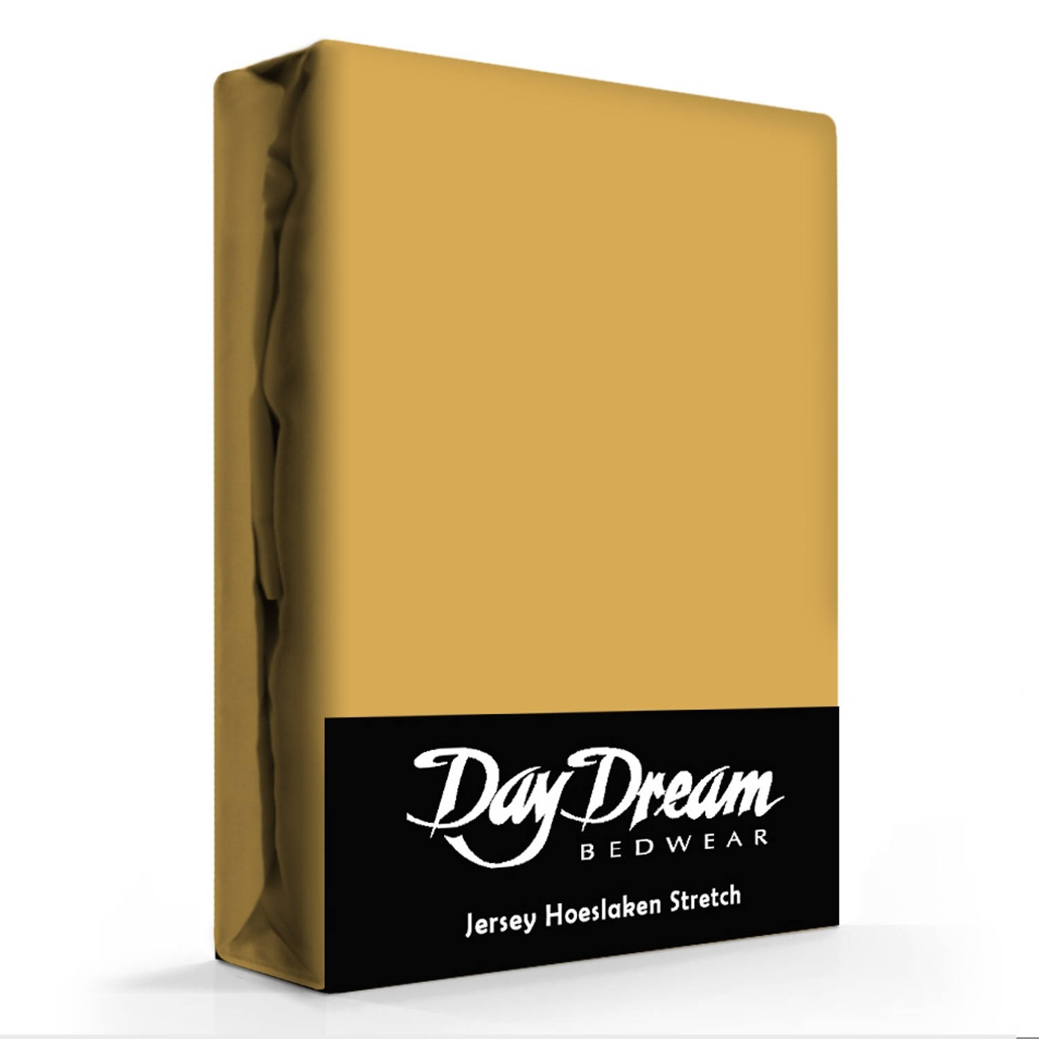 Day Dream Jersey Hoeslaken Chai Tea-180 X 200 Cm - Geel