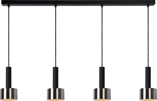 Lucide Teun Hanglamp 4x E27/40w - Zwart