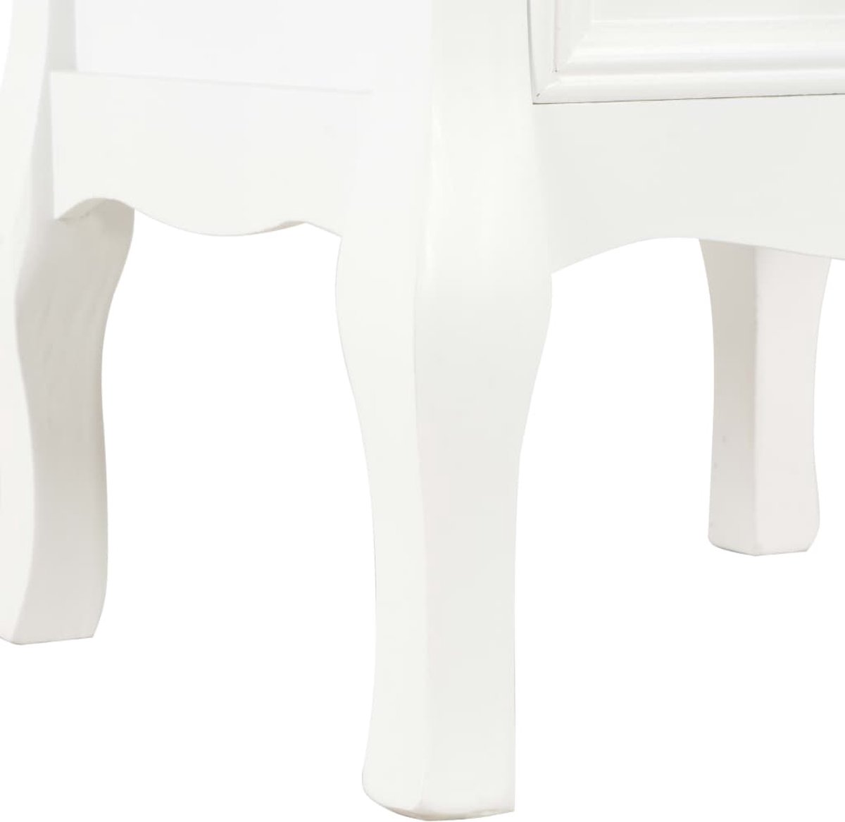 Vidaxl Nachtkastje 2 St 35x30x49 Cm Mdf - Wit