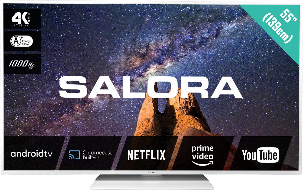 Salora 4K LED TV 55 Milkyway