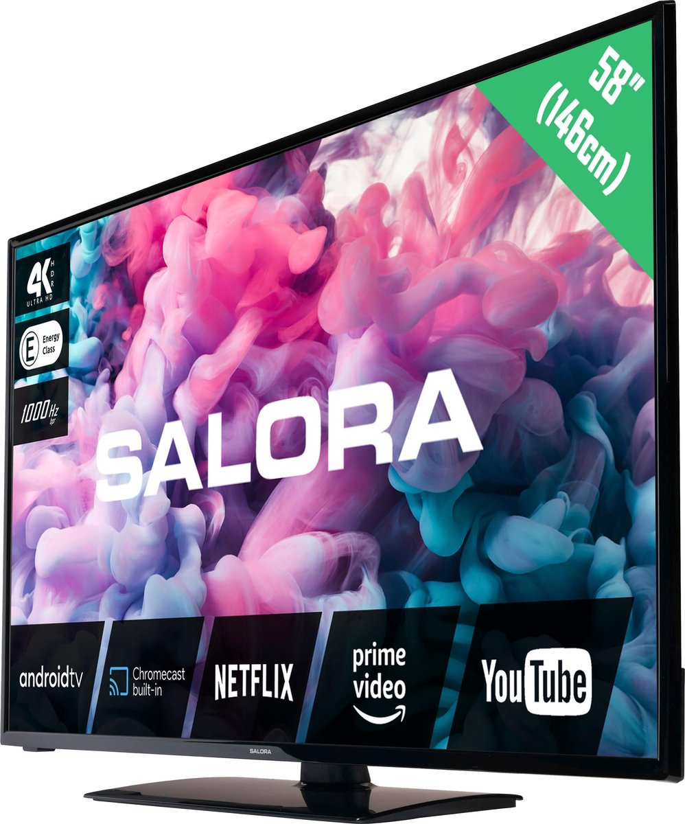 Salora 4K LED TV 58UA330 - Zwart