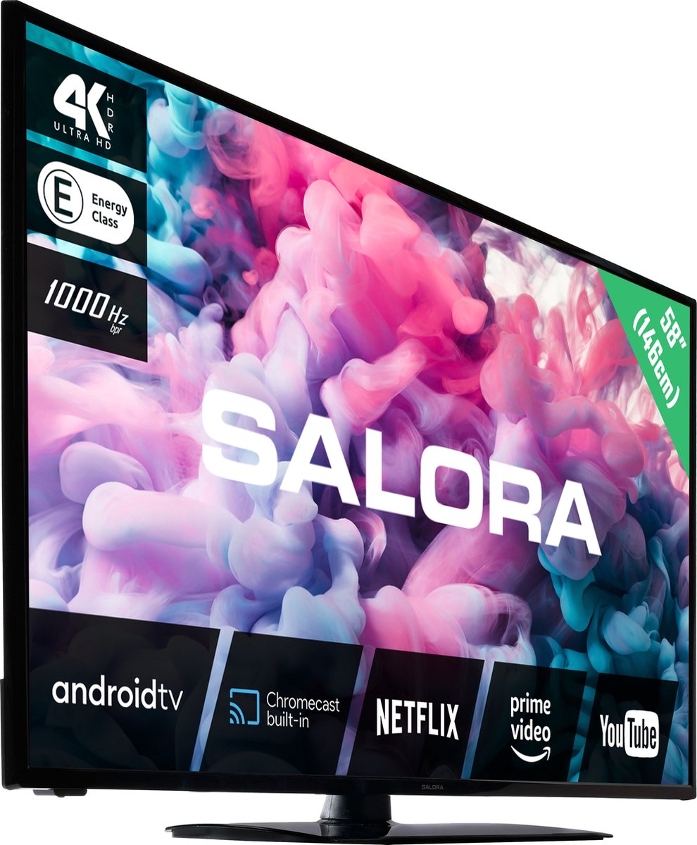 Salora 4K LED TV 58UA330 - Zwart