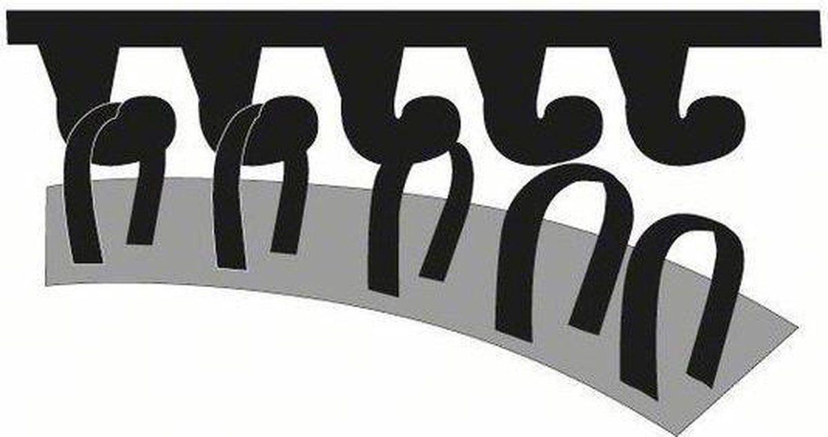 Bosch Schuurschijf PSM 102x102x62 mm K240 (10x)