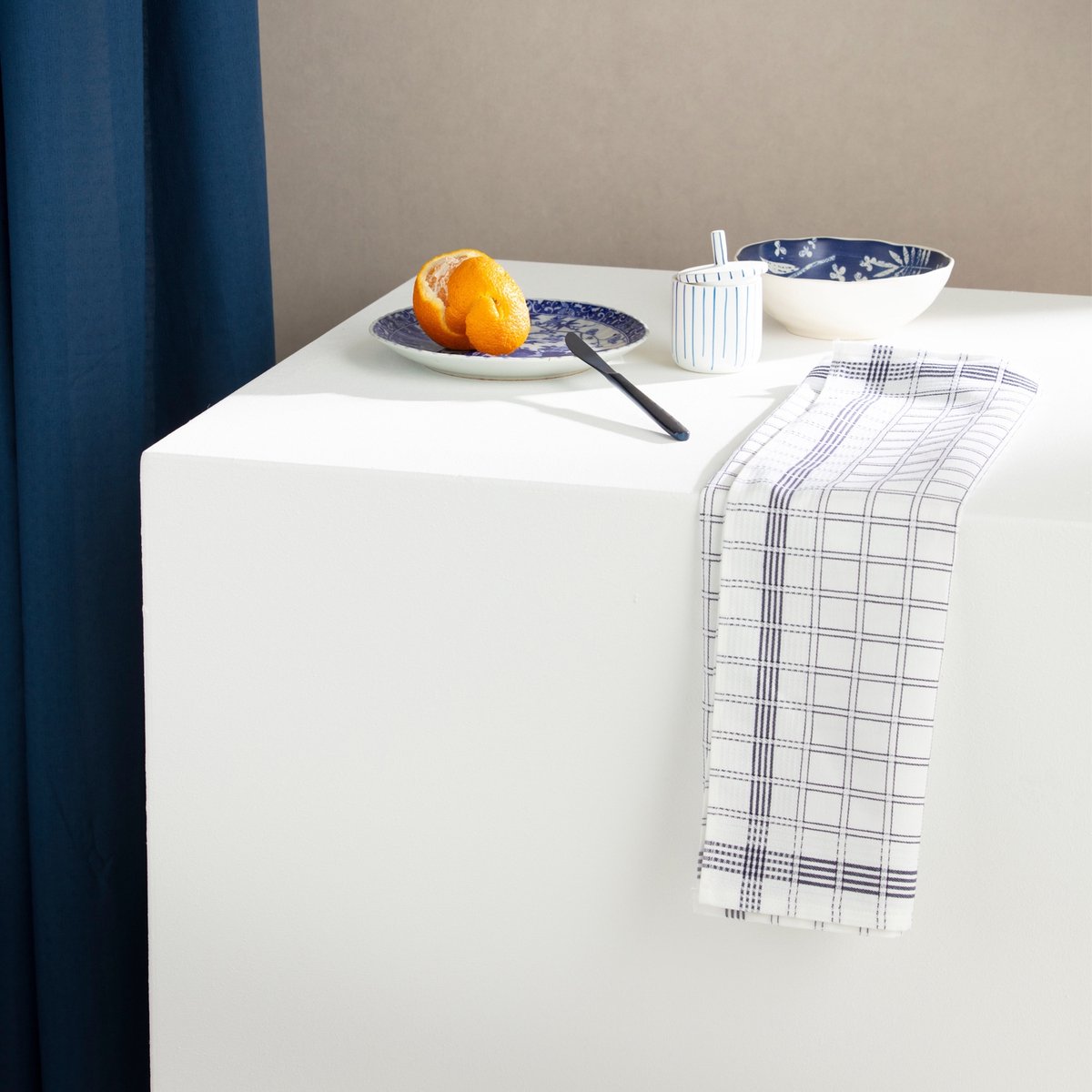 DDDDD Theedoek National Blue (6 Stuks) - Blauw