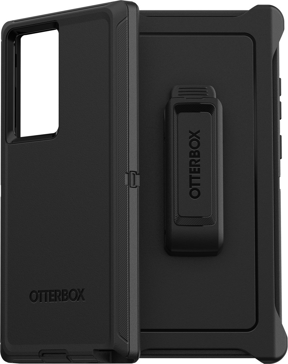 Otterbox Defender Samsung Galaxy S22 Ultra Back Cover - Zwart