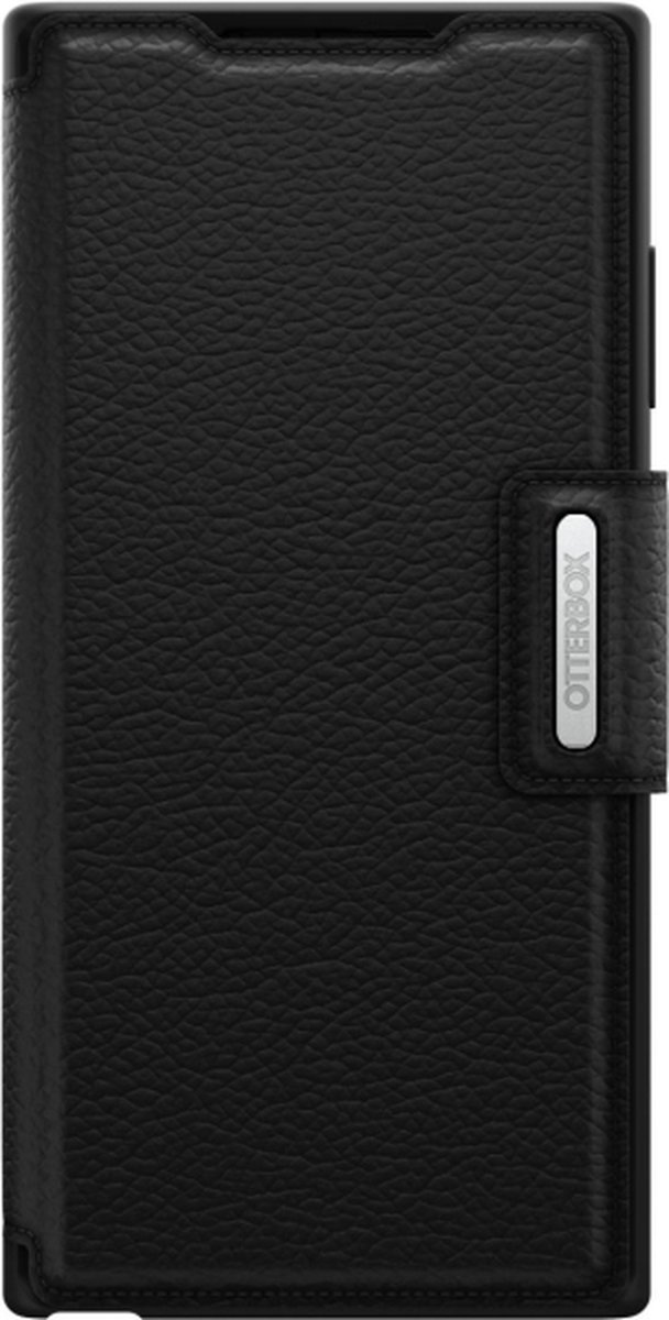 Otterbox Strada Samsung Galaxy S22 Ultra Book Case Leer - Zwart