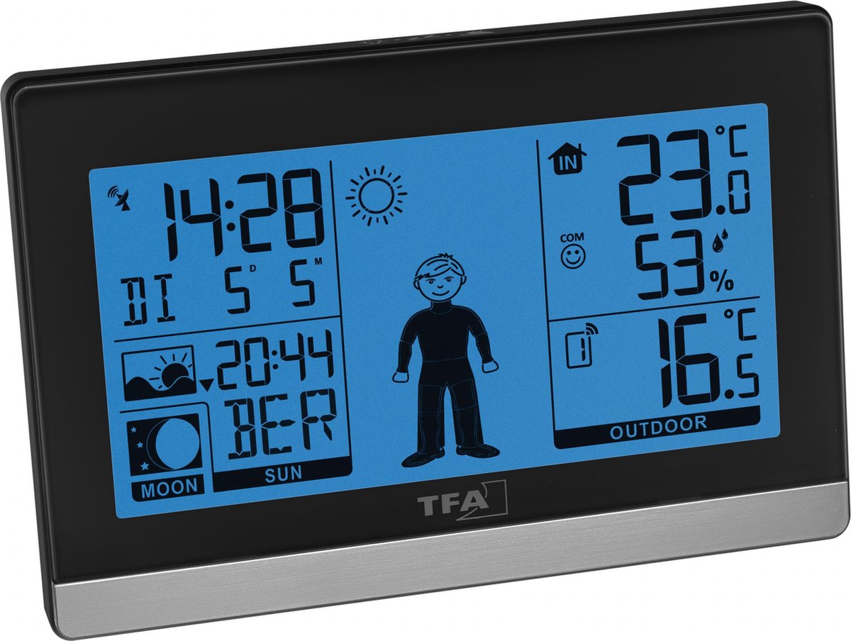 TFA Dostmann Dostmann Weather Boy Black