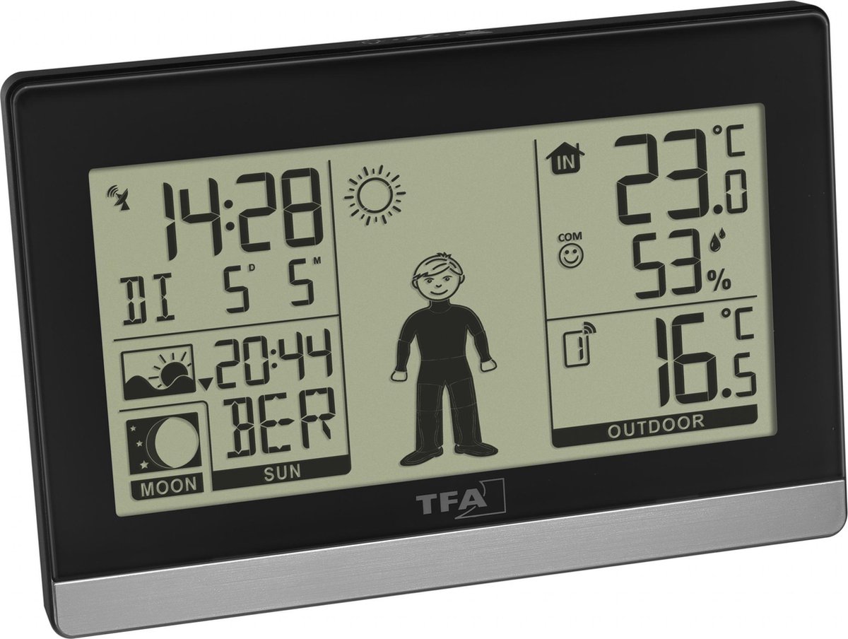 TFA Dostmann Dostmann Weather Boy Black